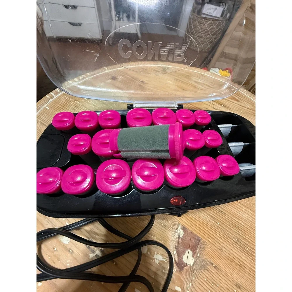 Conair Heated Hair‎ Roller Set Incomplete No Clips Tested Works